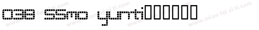 038 SSmo yunti字体转换